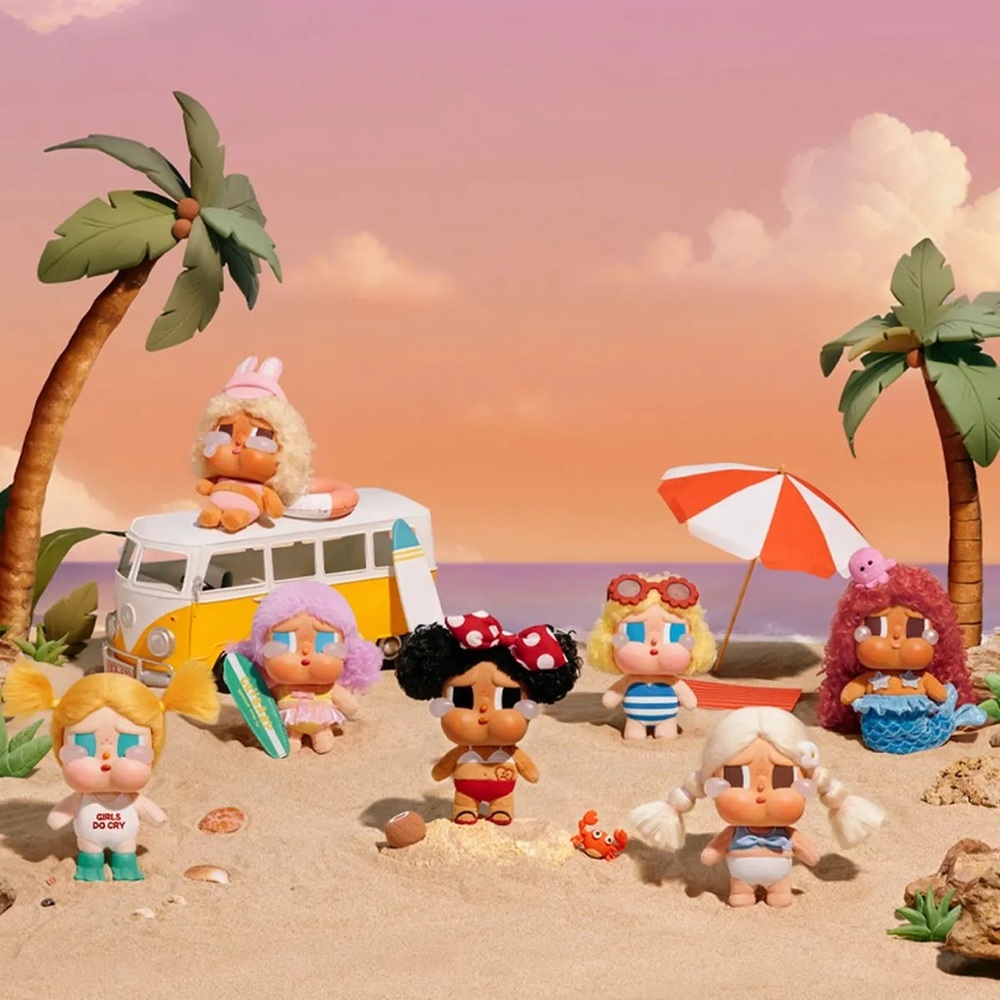 CRYBABY Vacation Mode On Series-Vinyl Plush Pendant Confirmed Blind Box